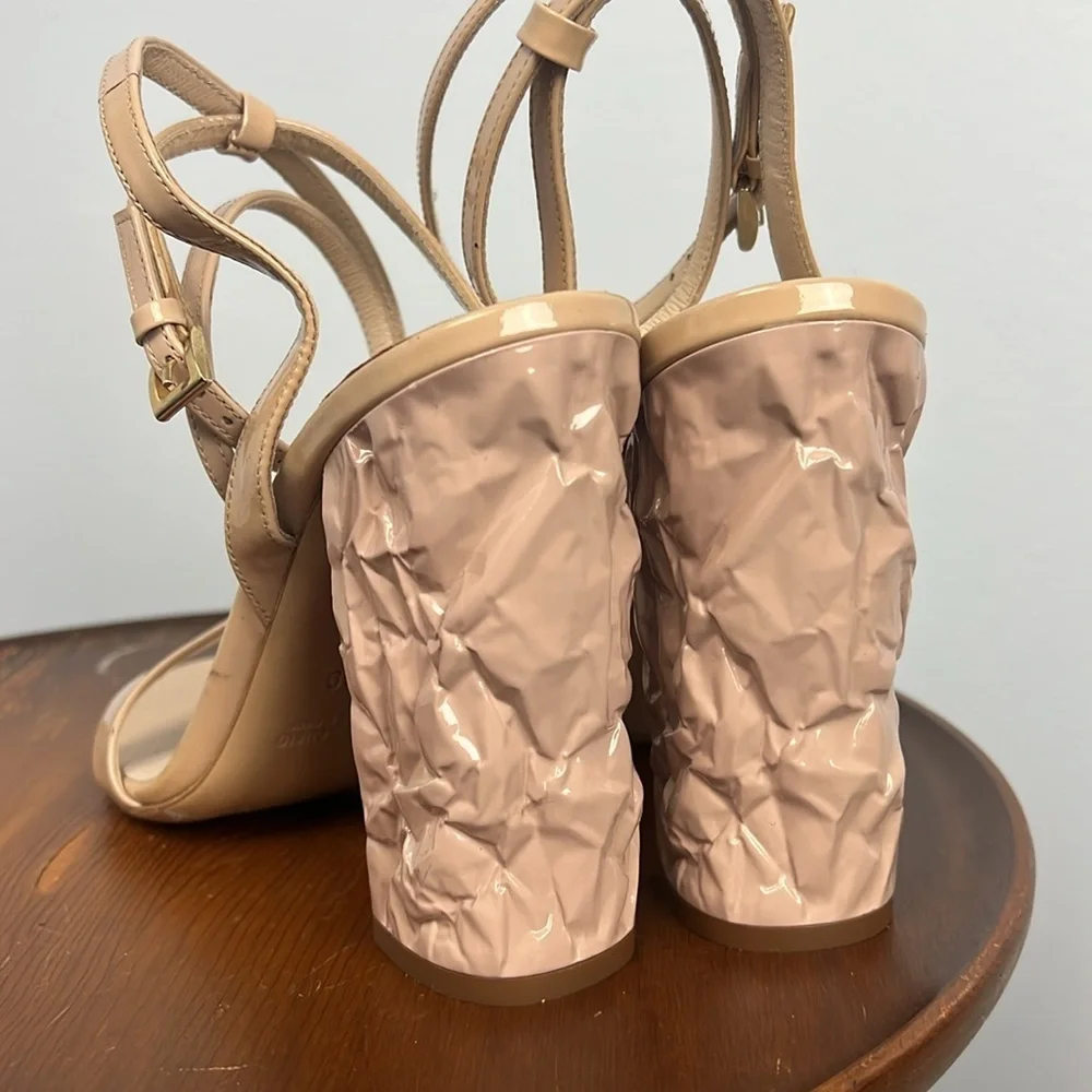 Roberto Festa Milano made in Italy size 39 slingback heeled strappy sandals